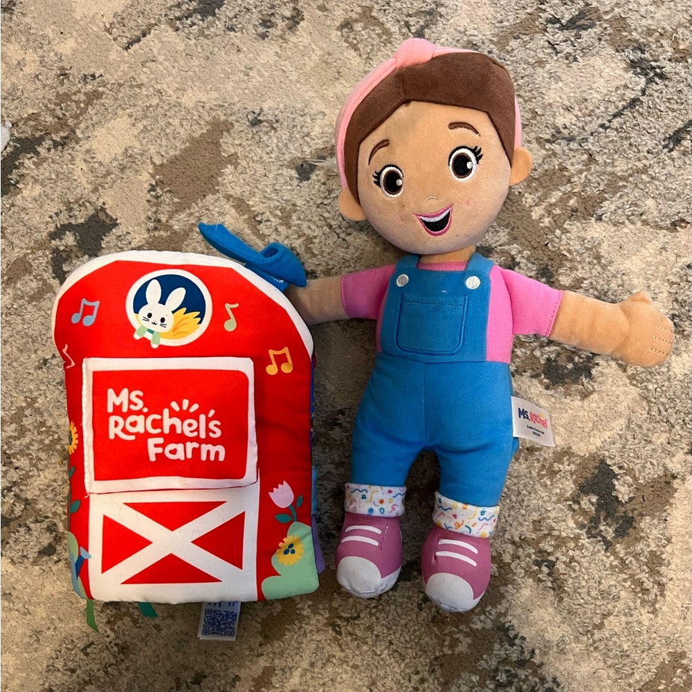 Ms. Rachel Plush Doll with Ms Rachel Sensory Learning Farm